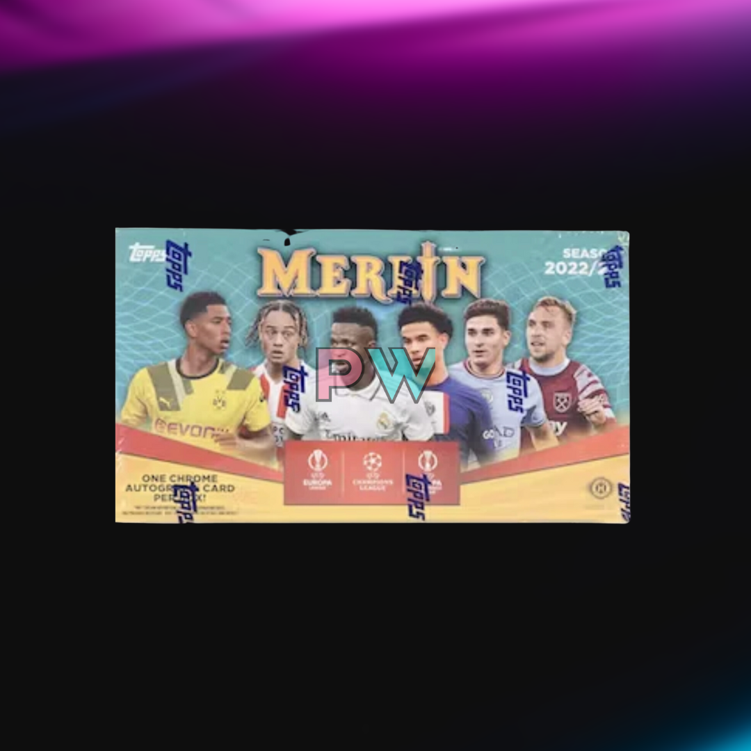 2022/23 Topps UEFA Club Competitions Merlin Chrome Soccer Hobby Box