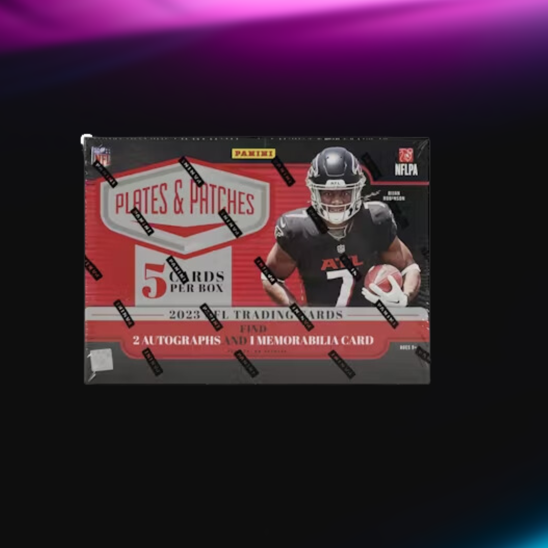 2023 Panini Plates & Patches Football Hobby Box