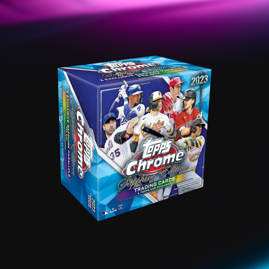 2023 Topps Chrome Baseball Sapphire Edition Box