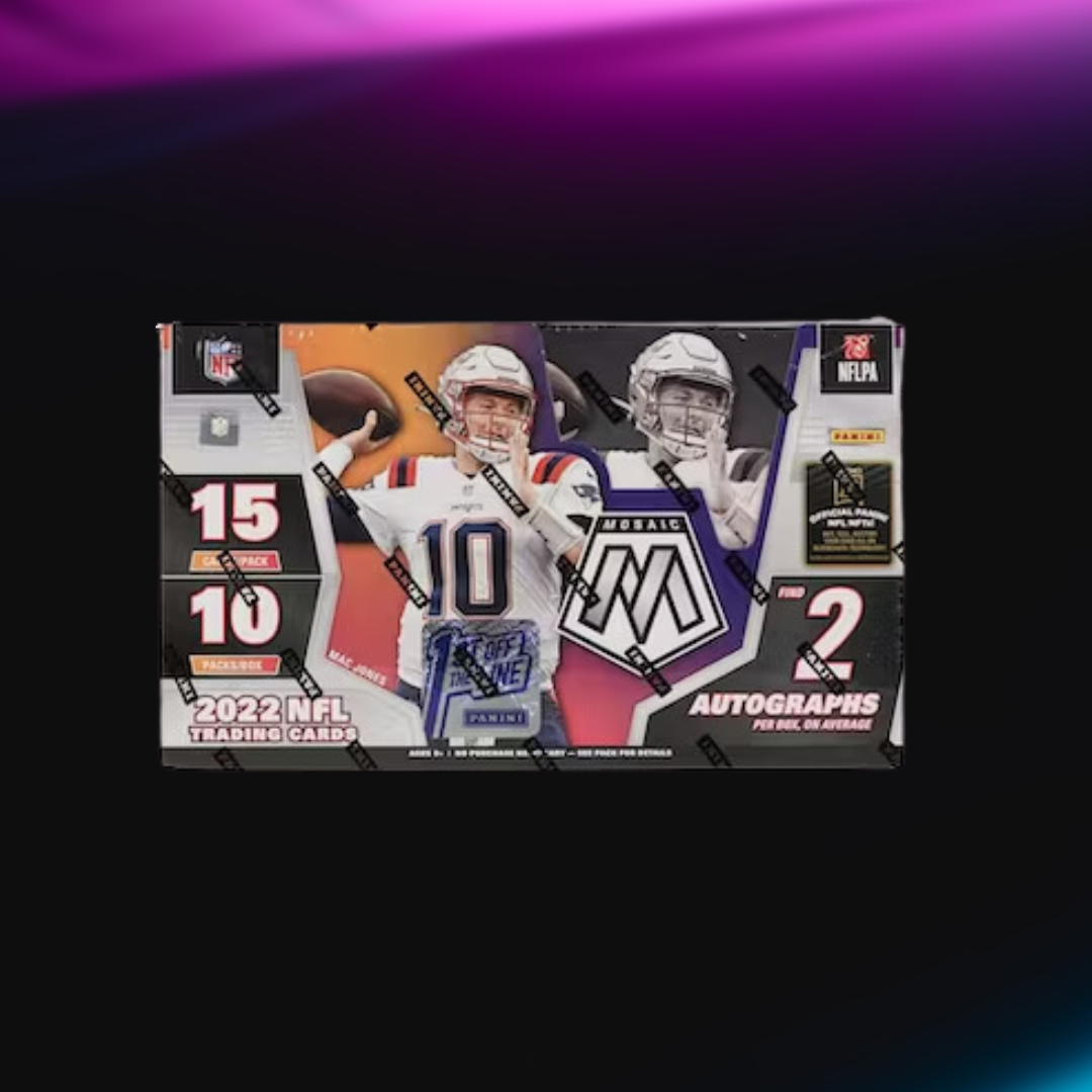 2022 Panini Mosaic Football Hobby Box - 1st Off The Line