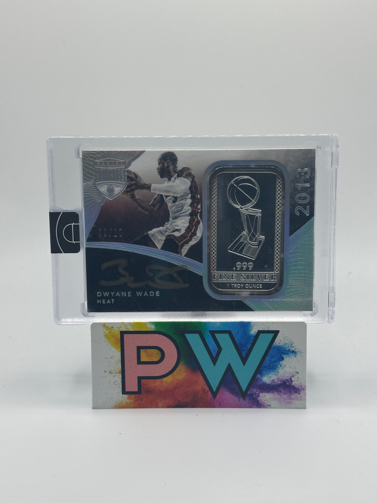 DWYANE WADE 2014 EMINENCE FINE SILVER AUTO /10