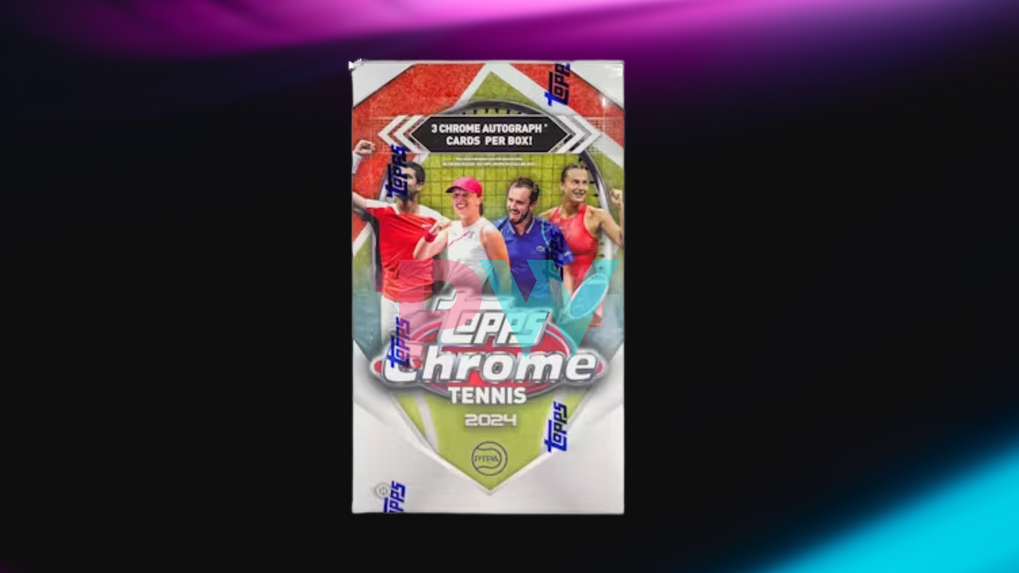 2024 Topps Chrome Tennis Hobby Box