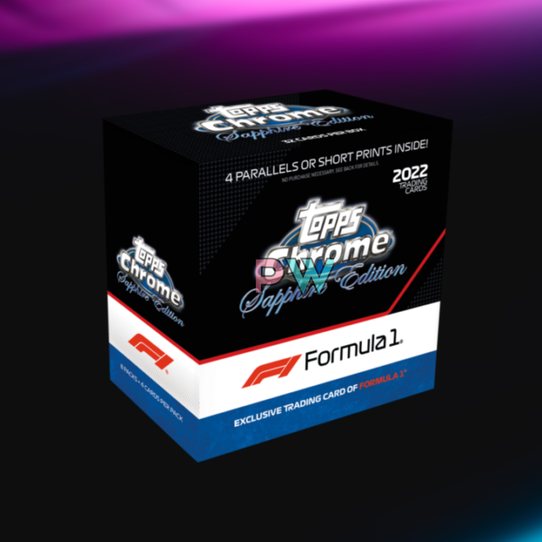 2022 Topps Chrome Formula 1 Racing Sapphire Edition Box